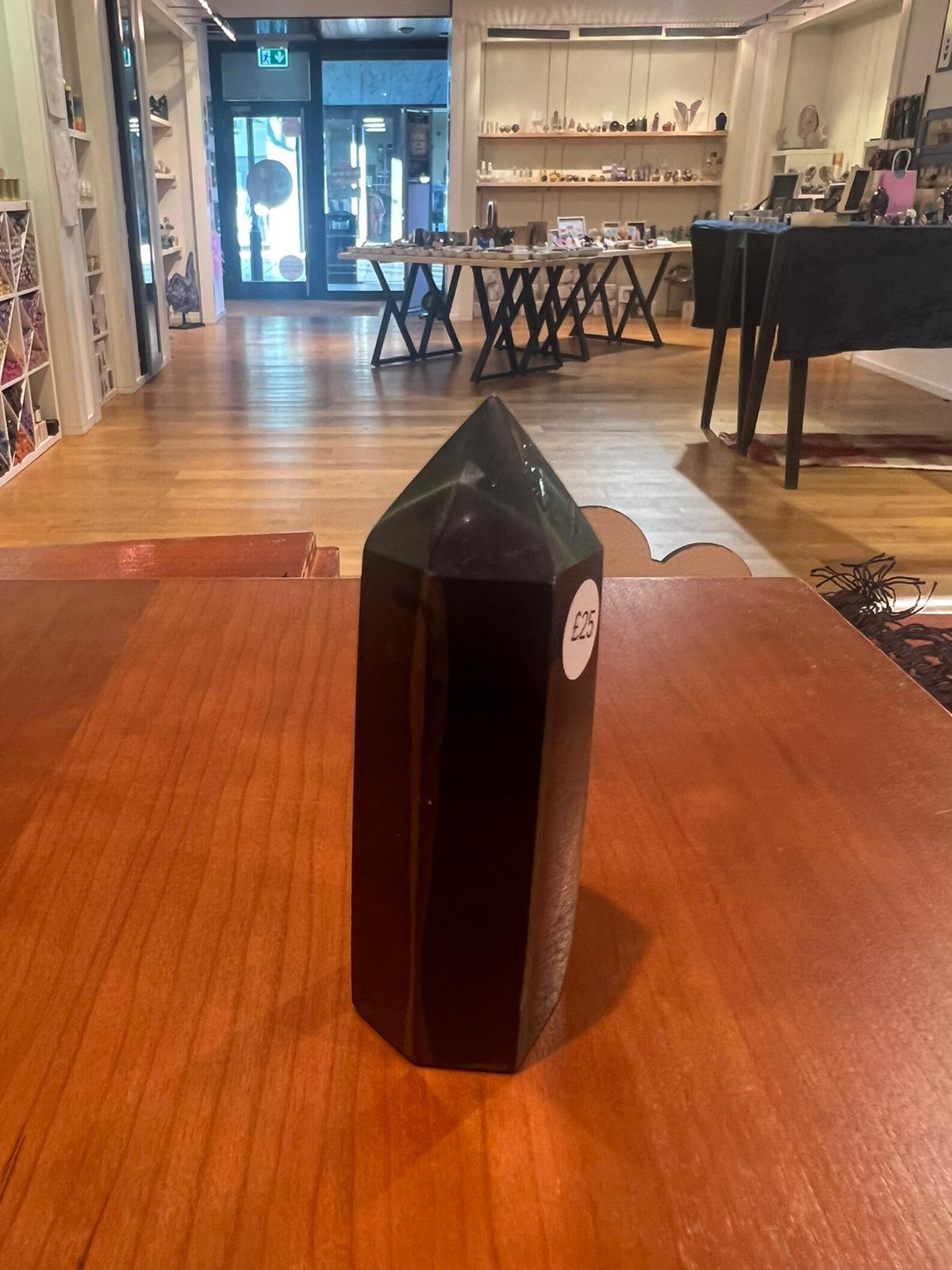 Blue Tigers Eye Tower ( 151g ) - Crystals By Astraea