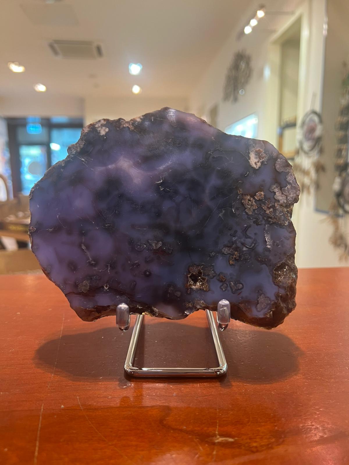 Explore the Calming Energy of Blue Flower Agate