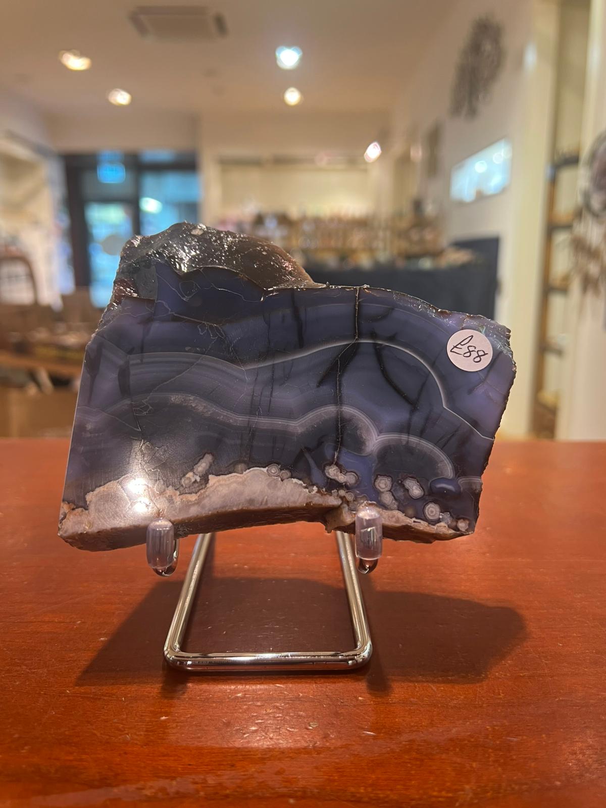 Explore the Calming Energy of Blue Flower Agate