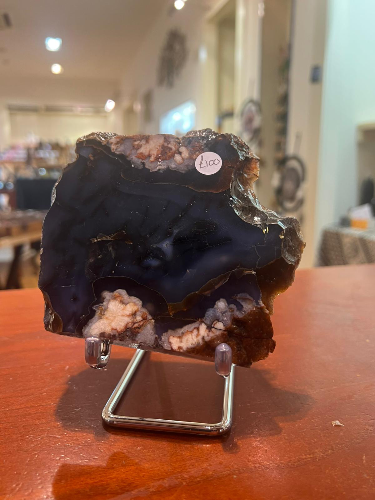 Explore the Calming Energy of Blue Flower Agate