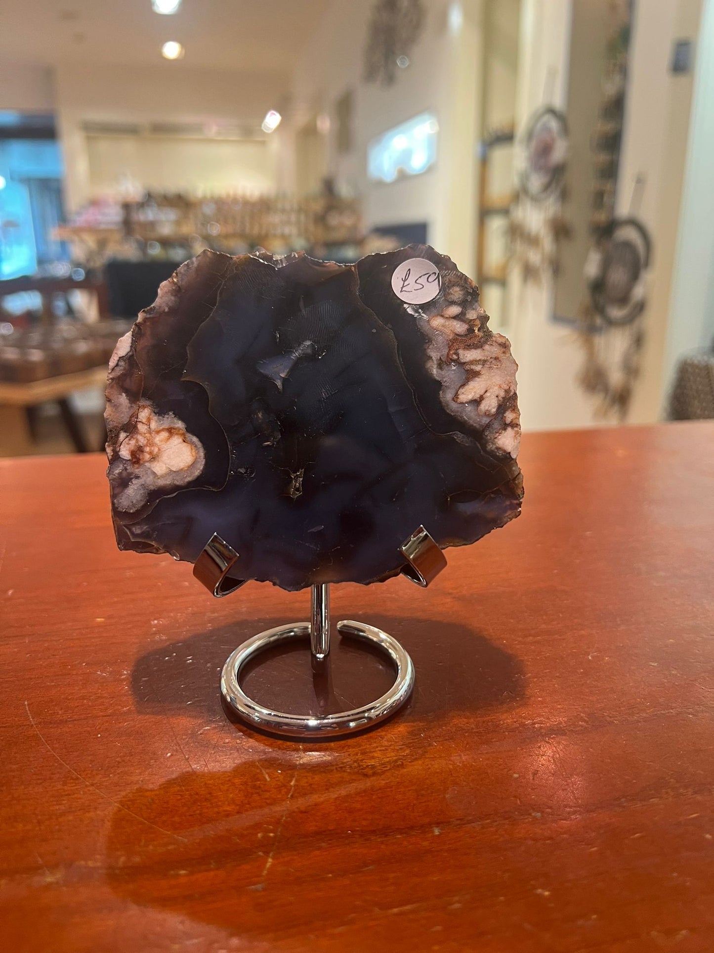 Explore the Calming Energy of Blue Flower Agate