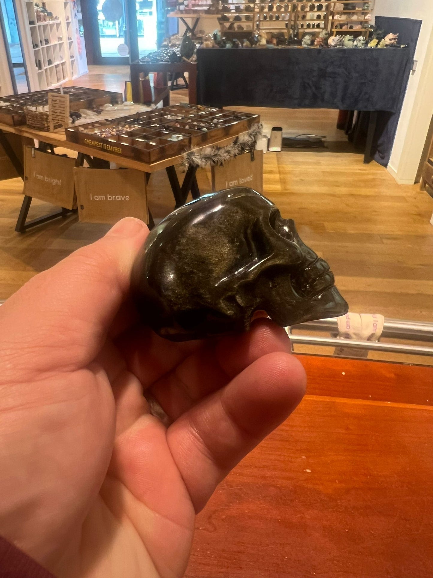 Gold Sheen Black Obsidian Skulls: The Ultimate Crystal for Protection and Grounding