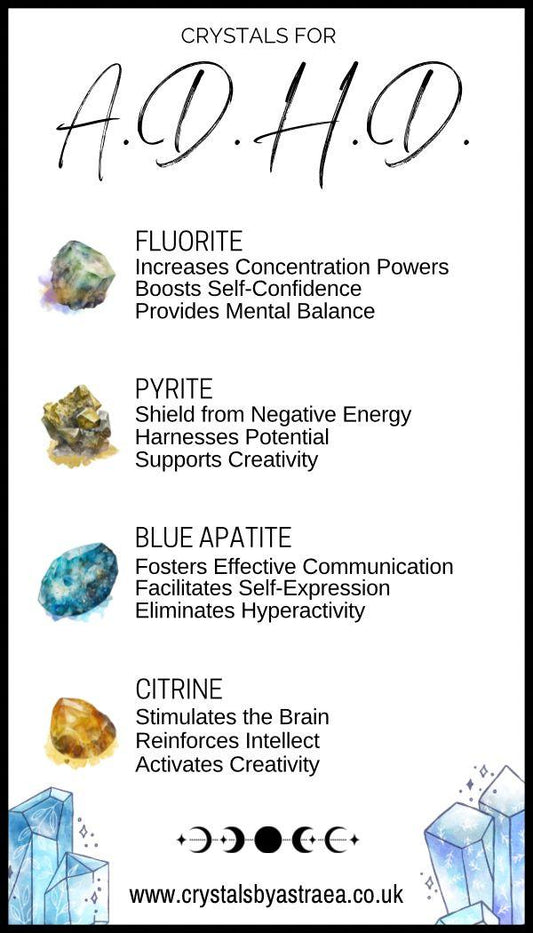 A.D.H.D - Crystal Kit - Crystals By Astraea
