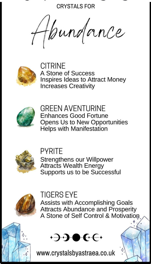 Abundance - Crystal Kit - Crystals By Astraea