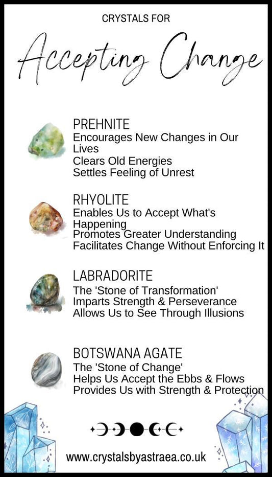 Accepting Change - Crystal Kit - Crystals By Astraea