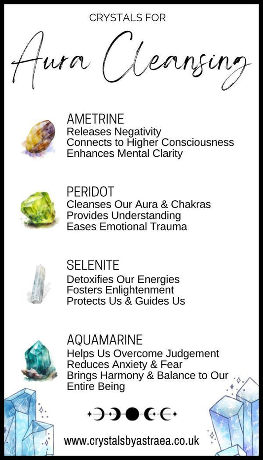 Aura Cleansing - Crystal Kit - Crystals By Astraea