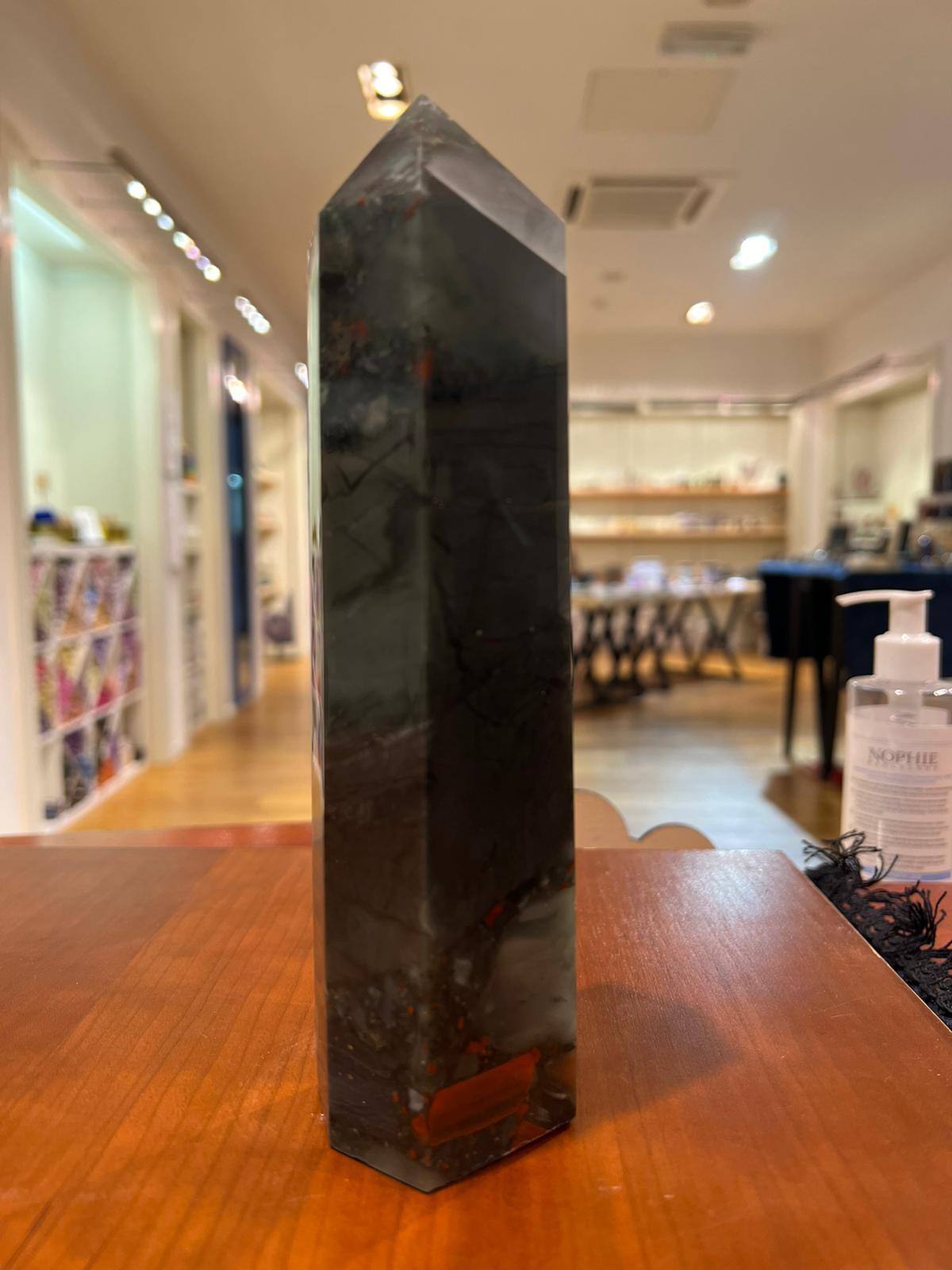 Bloodstone Tower ( 894g ) - Crystals By Astraea