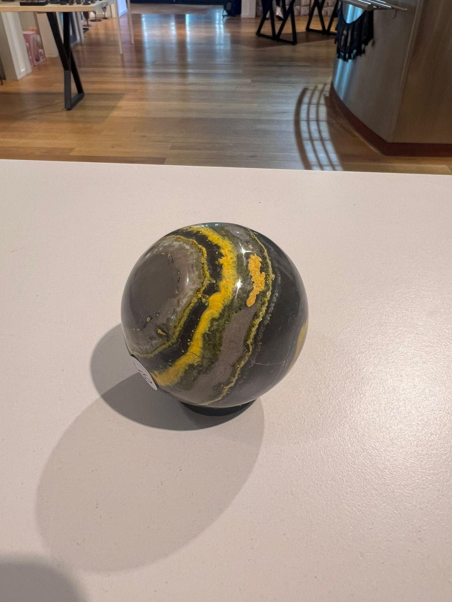 Bumble Bee Jasper Sphere (270g) - Crystals By Astraea