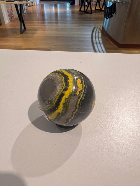 Bumble Bee Jasper Sphere (270g) - Crystals By Astraea