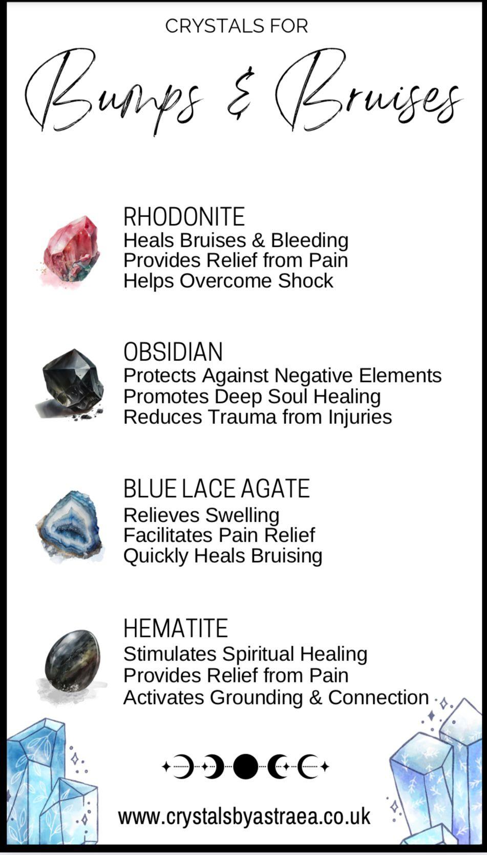 Bumps & Bruises - Crystal Kit - Crystals By Astraea