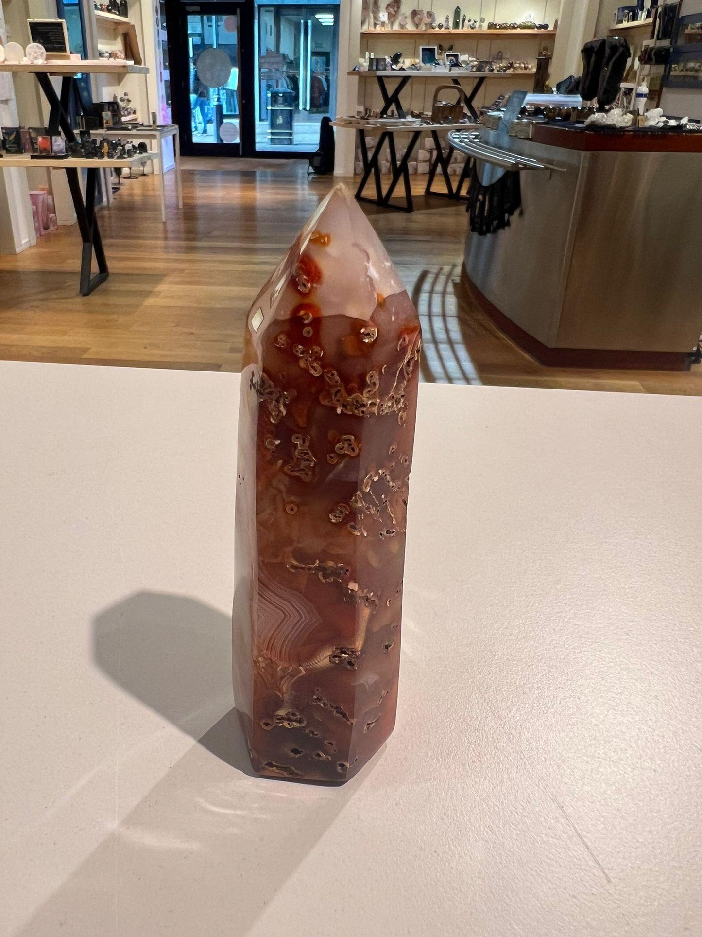 Carnelian Tower (270g) - Crystals By Astraea