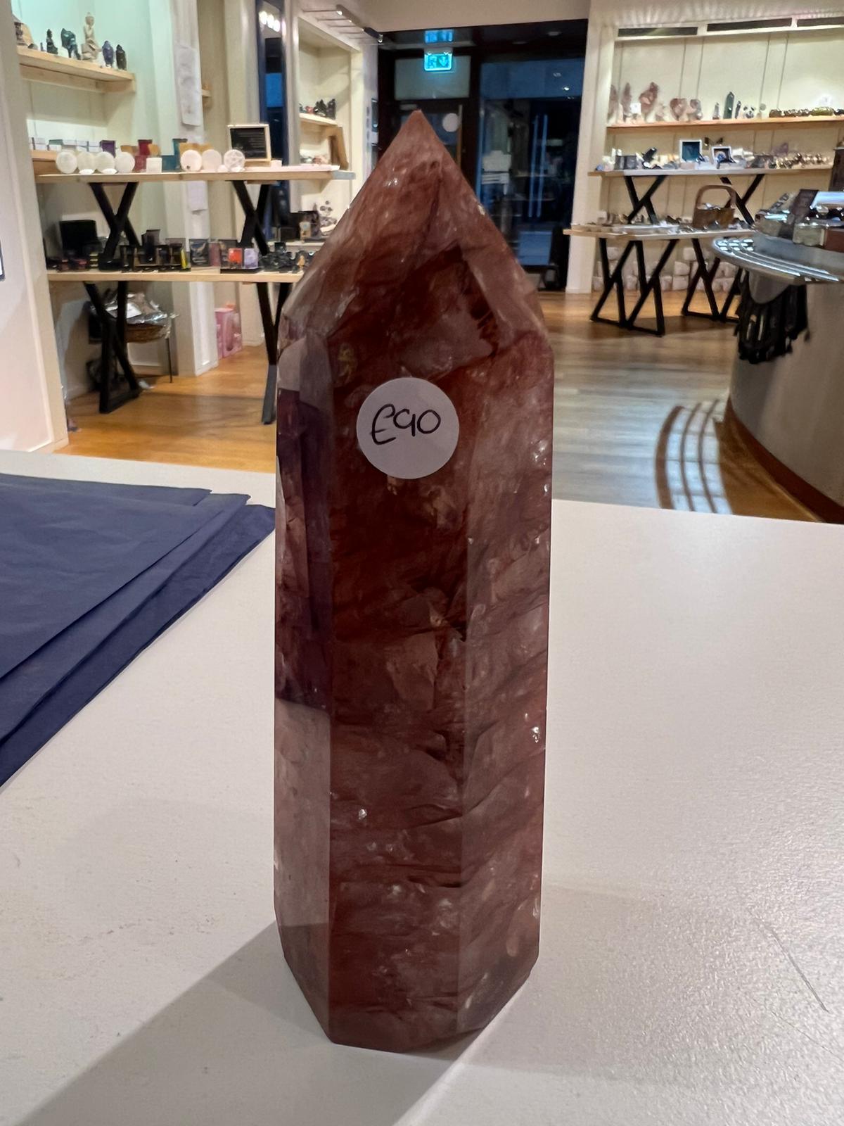 Fire Quartz Tower ( 444g ) - Crystals By Astraea