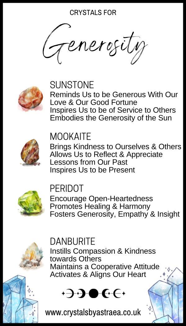 Genorosity - Crystal Kit - Crystals By Astraea