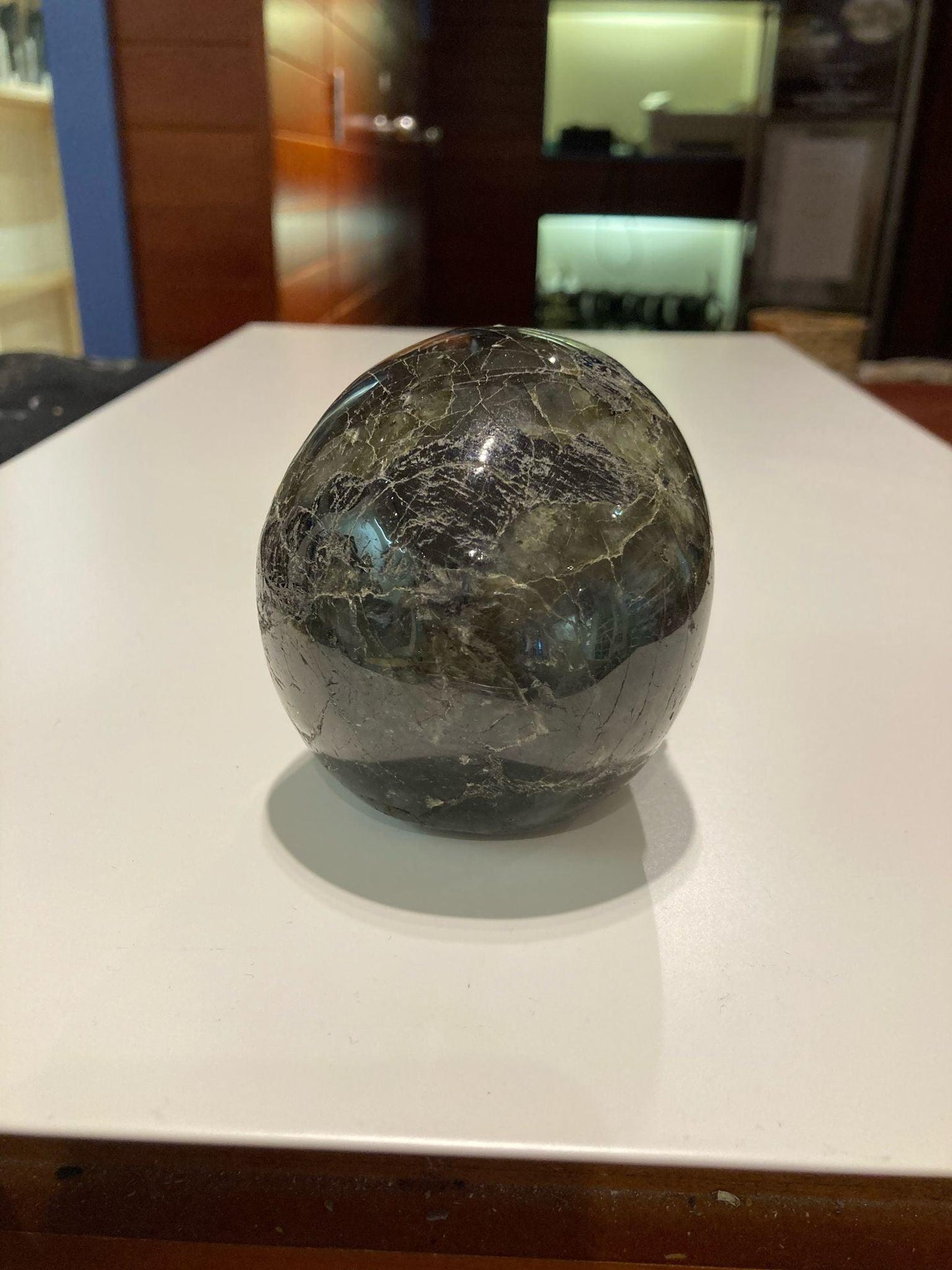 Labradorite Skull ( 715g ) - Crystals By Astraea