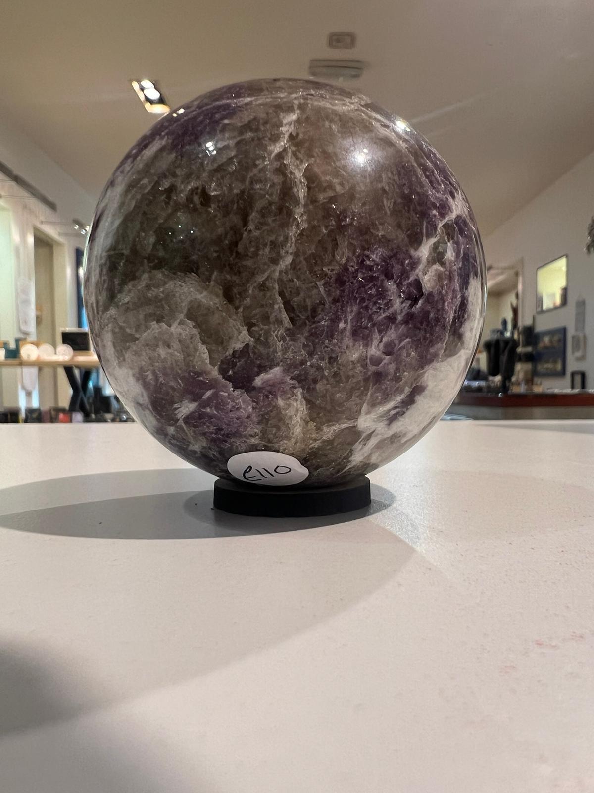 Lepidolite Sphere ( 538g ) - Crystals By Astraea