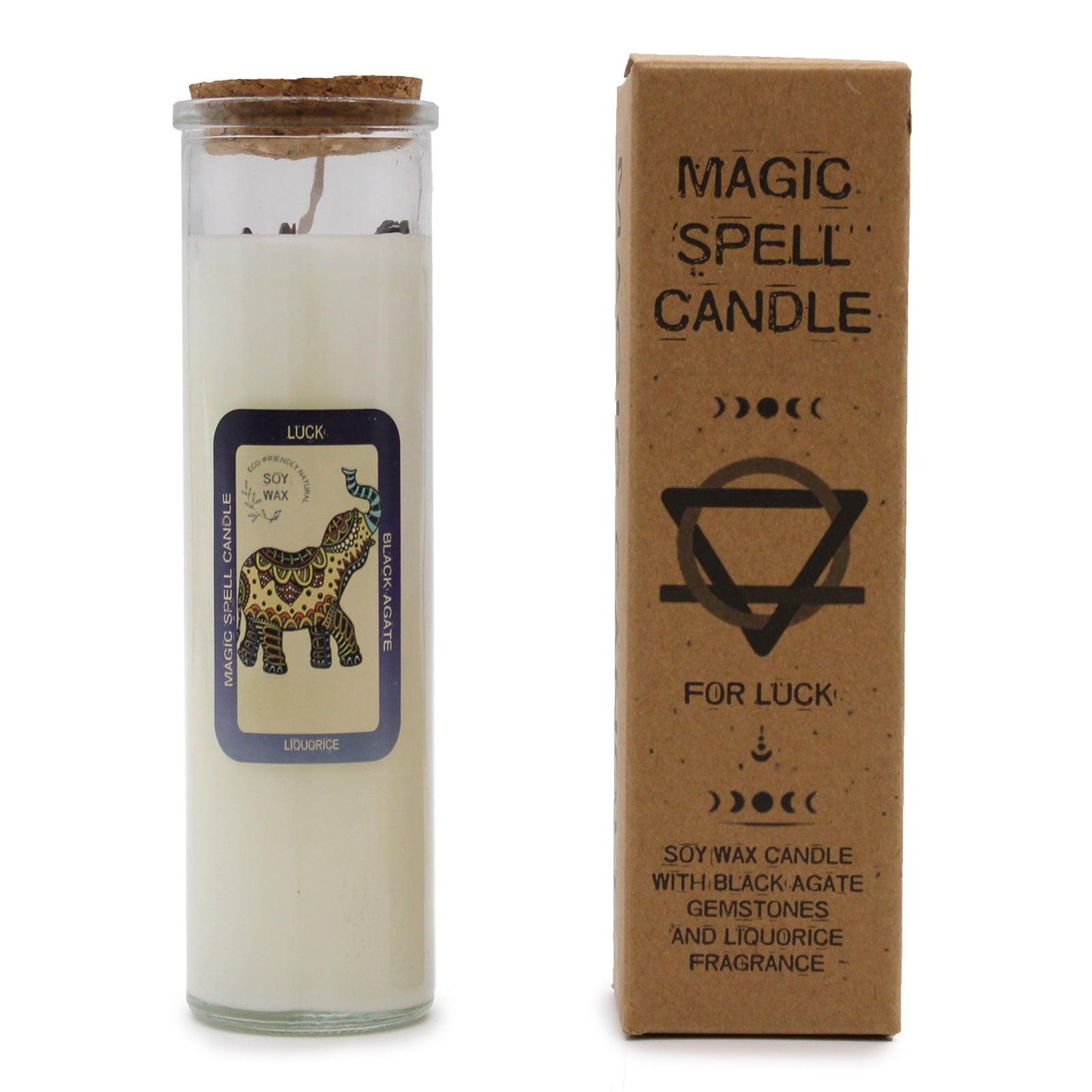 Magic Spell Candle - Luck - Crystals By Astraea