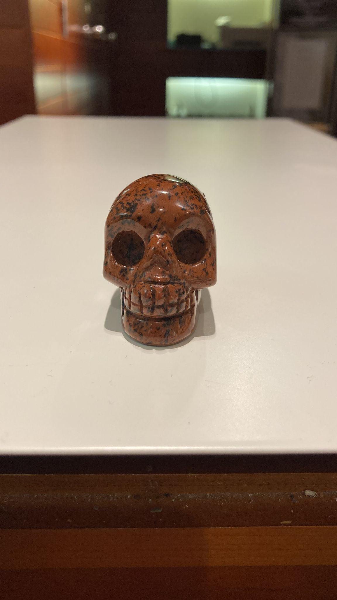 Mahogany Obsidian Skull ( 80g ) - Crystals By Astraea