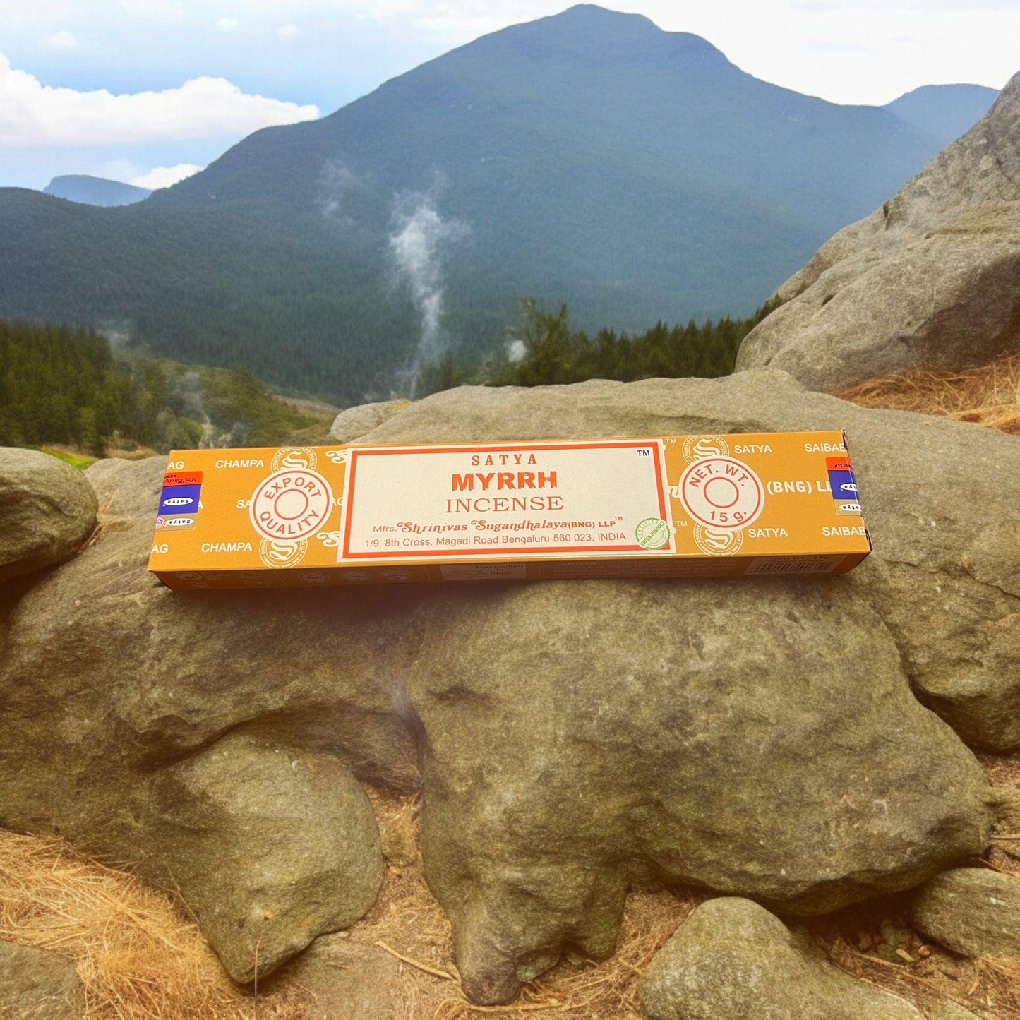 Myrrh - Satya Incense Sticks - Crystals By Astraea