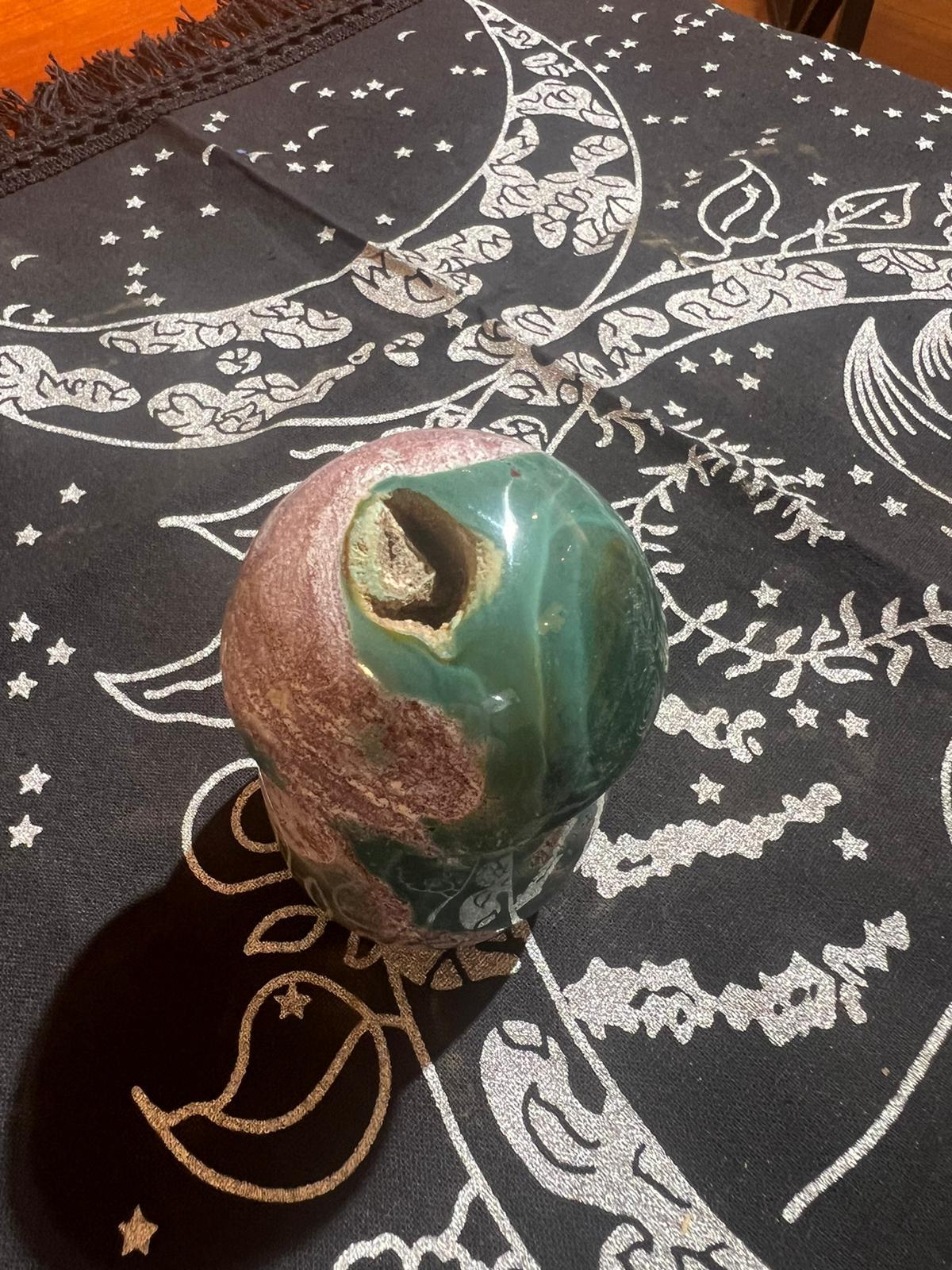 Ocean Jasper Mushroom ( 380g ) - Crystals By Astraea