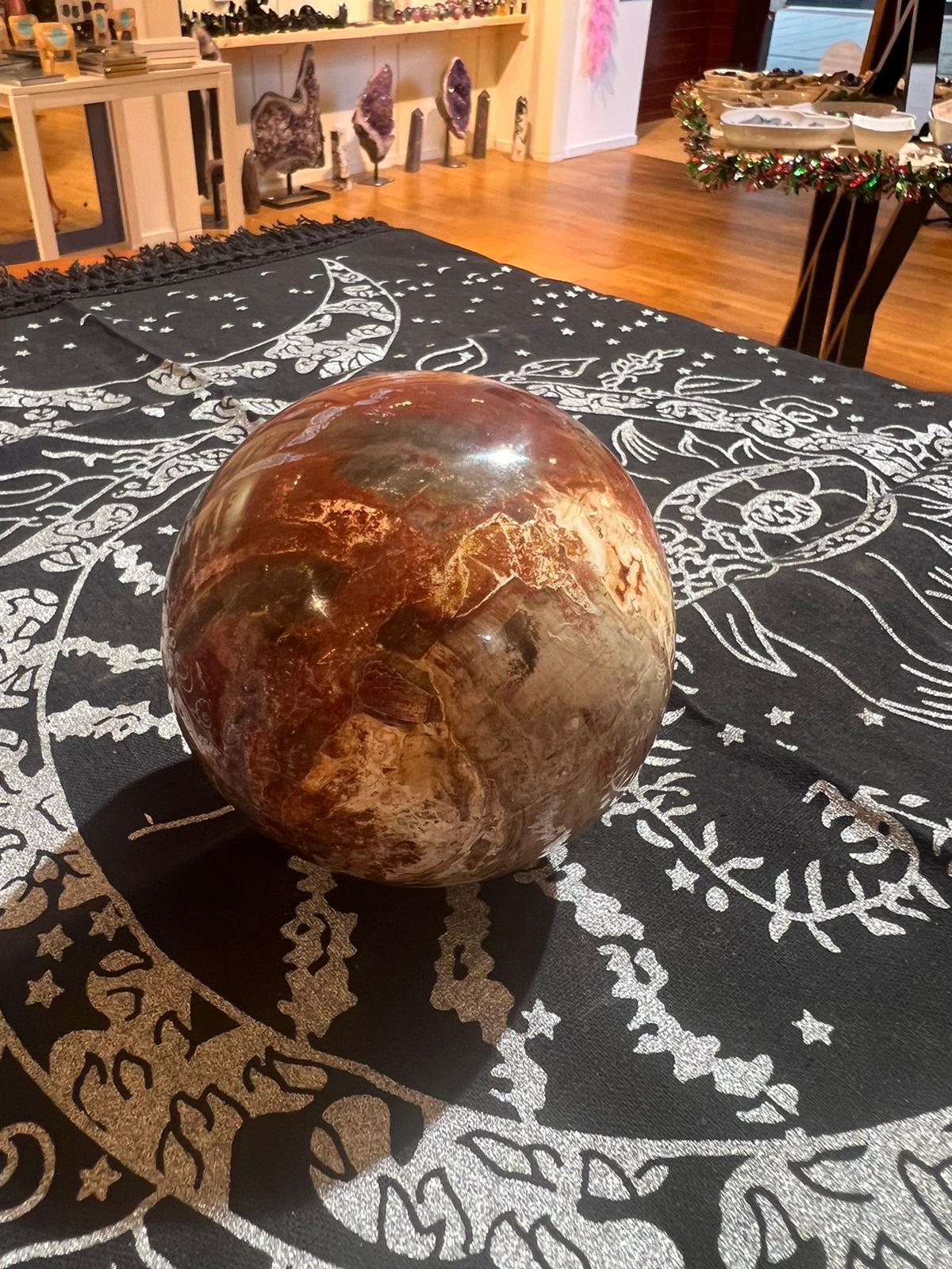 Ocean Jasper Sphere ( 700g ) - Crystals By Astraea