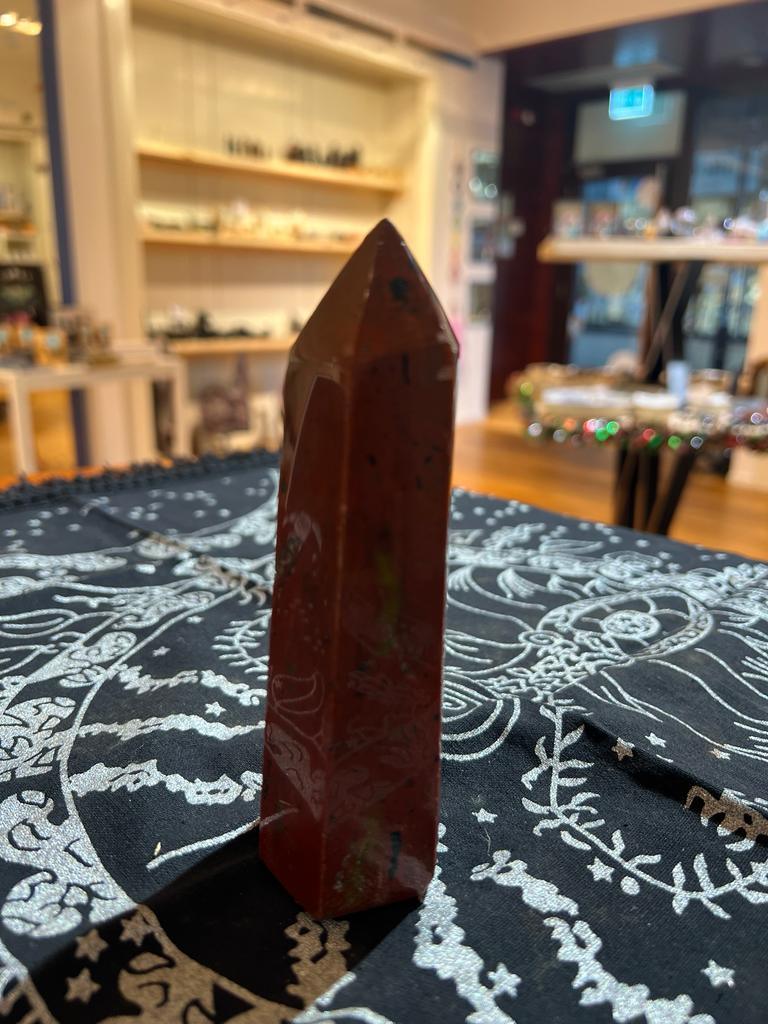 Ocean Jasper Tower ( 335g ) - Crystals By Astraea