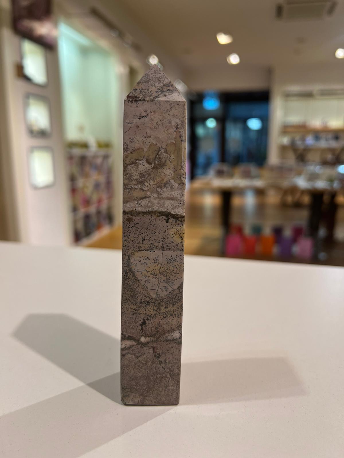 Picture Jasper Tower ( 269g ) - Crystals By Astraea