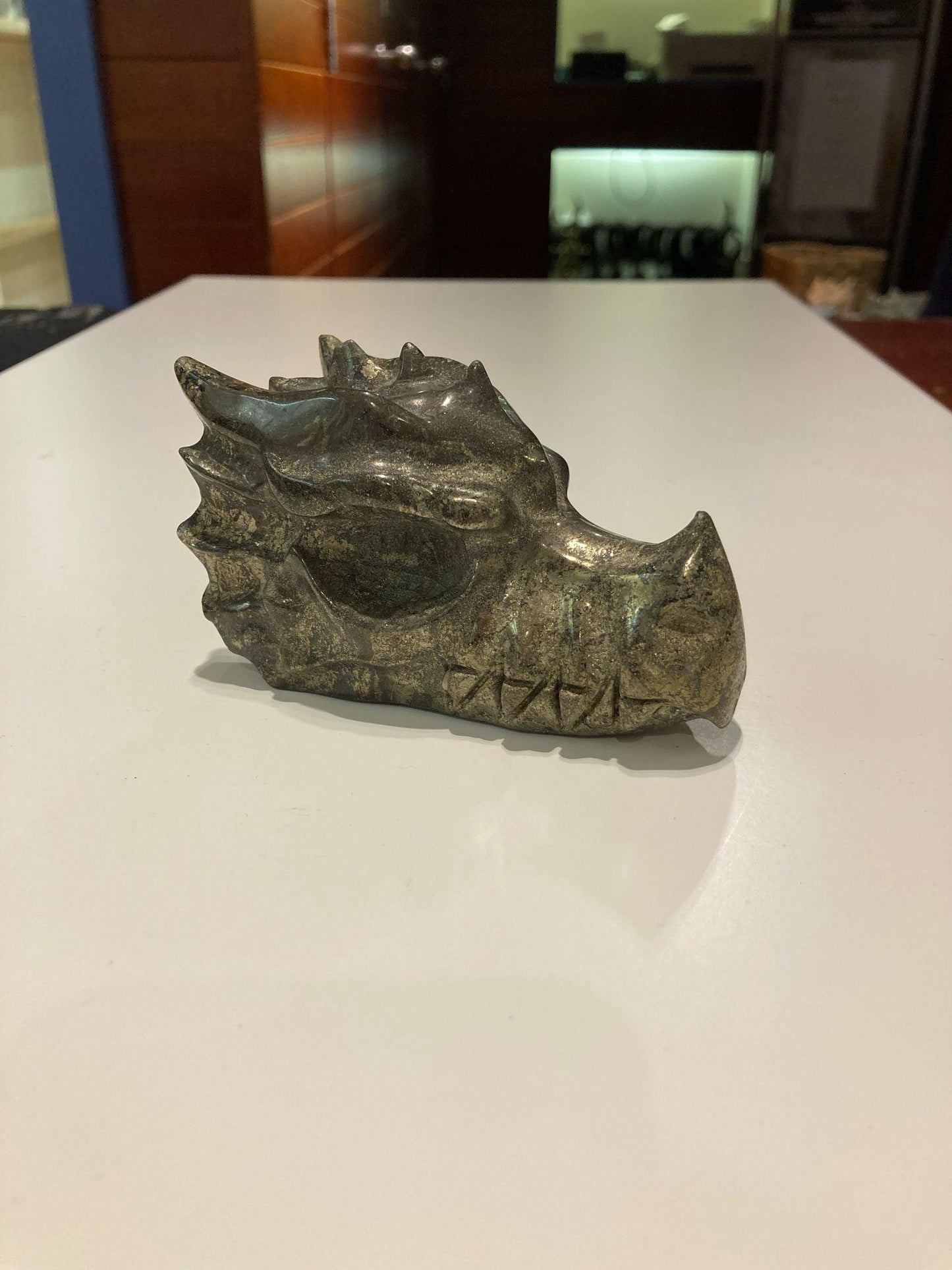 Pyrite Dragon Head ( 425g ) - Crystals By Astraea