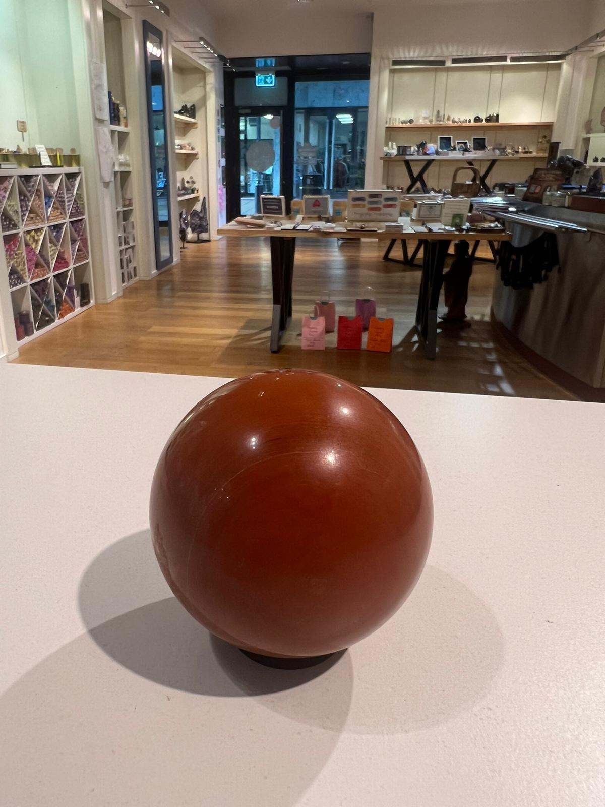 Red Jasper Sphere ( 476g ) - Crystals By Astraea