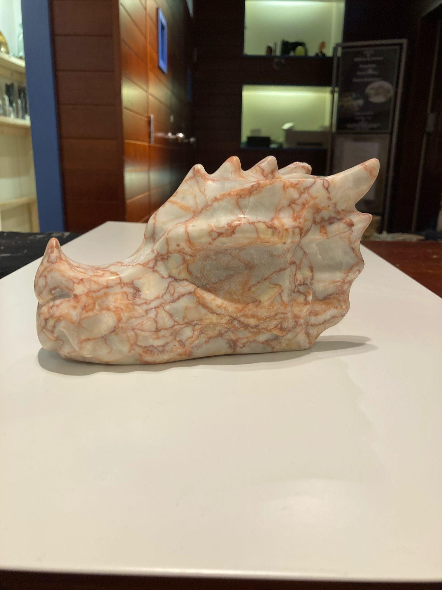 Red Vein Jasper Dragon Head ( 1655g ) - Crystals By Astraea