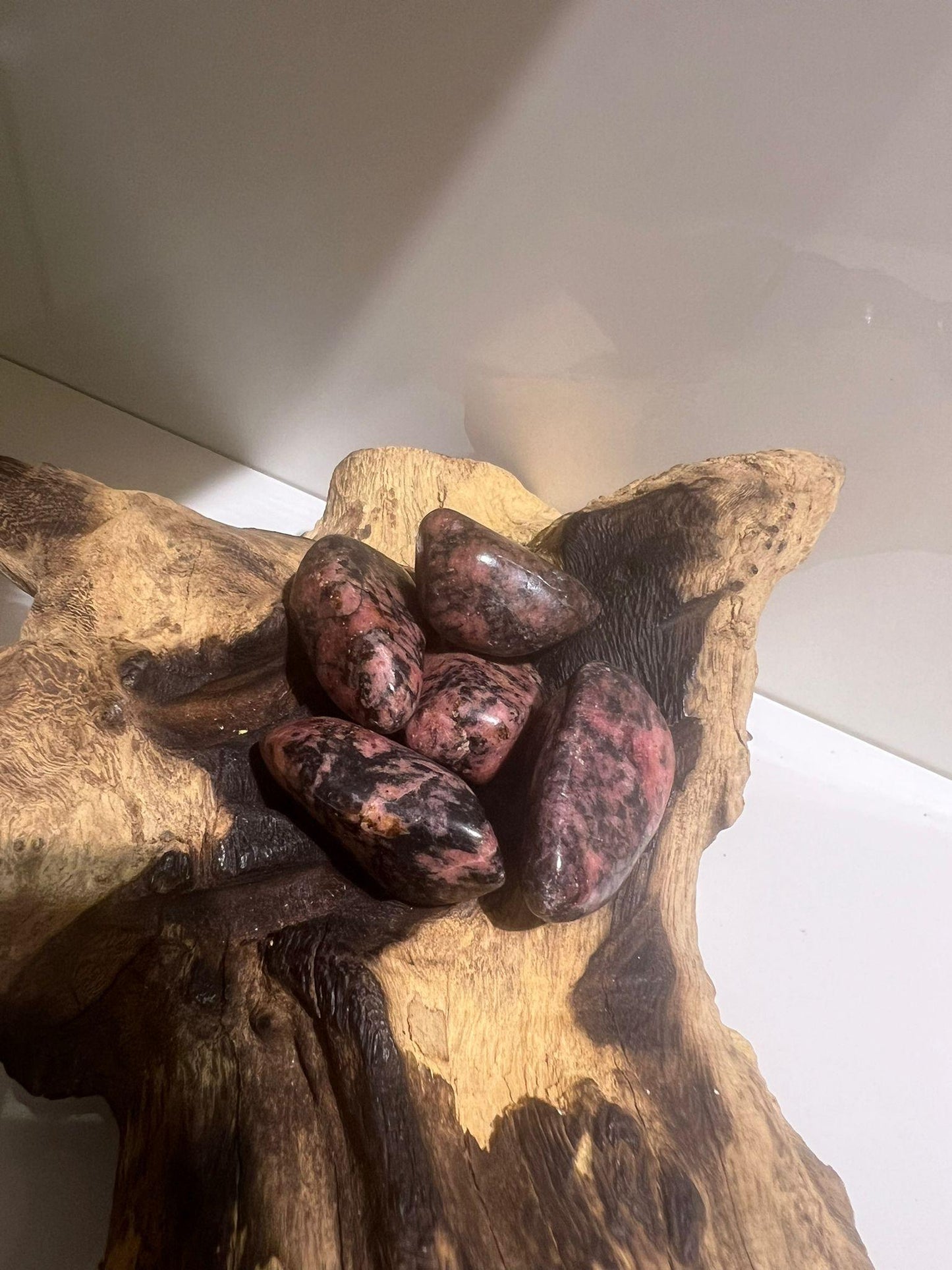 Rhodonite - Tumble Stone - Crystals By Astraea