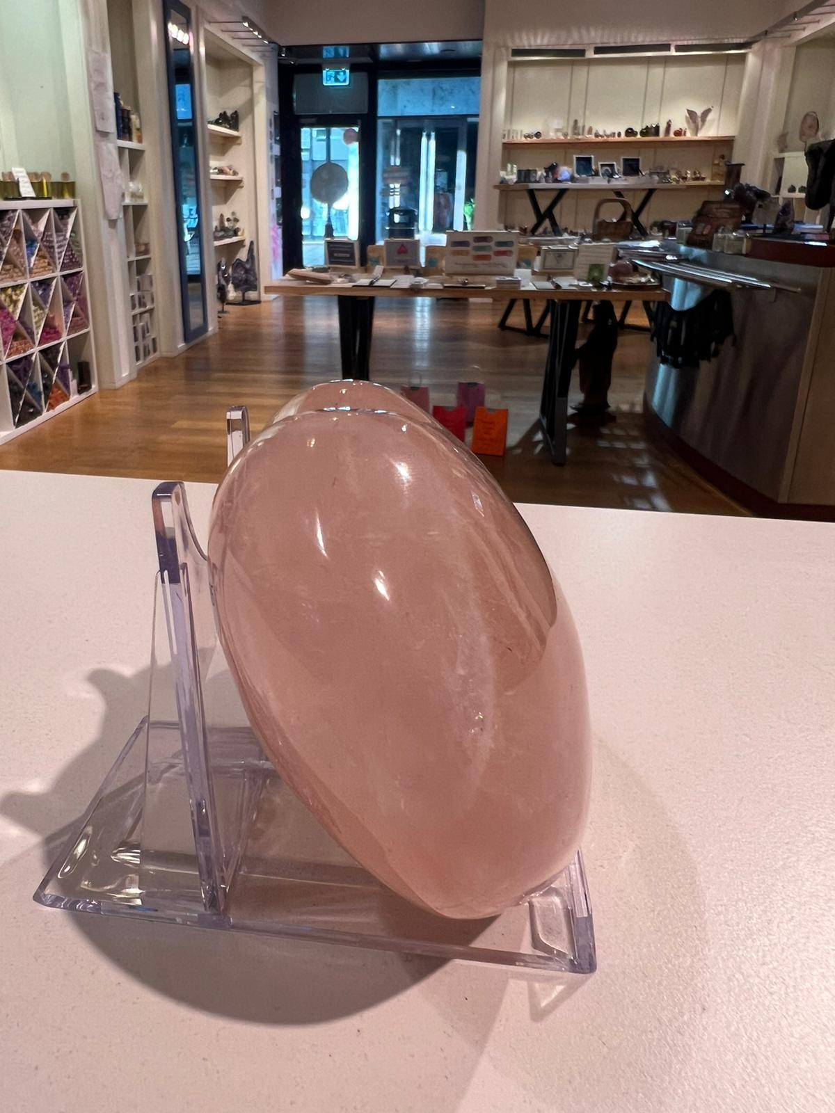 Rose Quartz Heart ( 738g ) - Crystals By Astraea