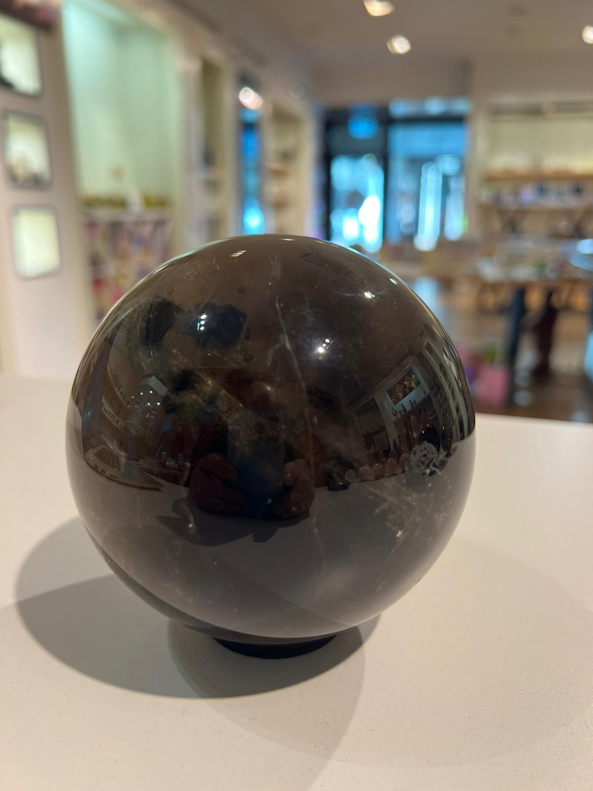 Smoky Quartz Sphere ( 1451g ) - Crystals By Astraea