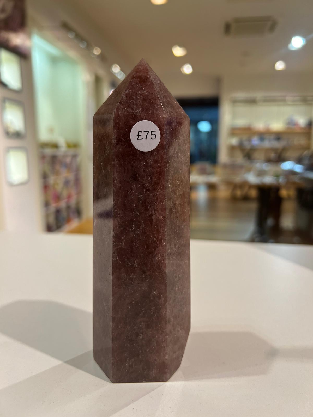 Strawberry Quartz Towers ( 552g ) - Crystals By Astraea