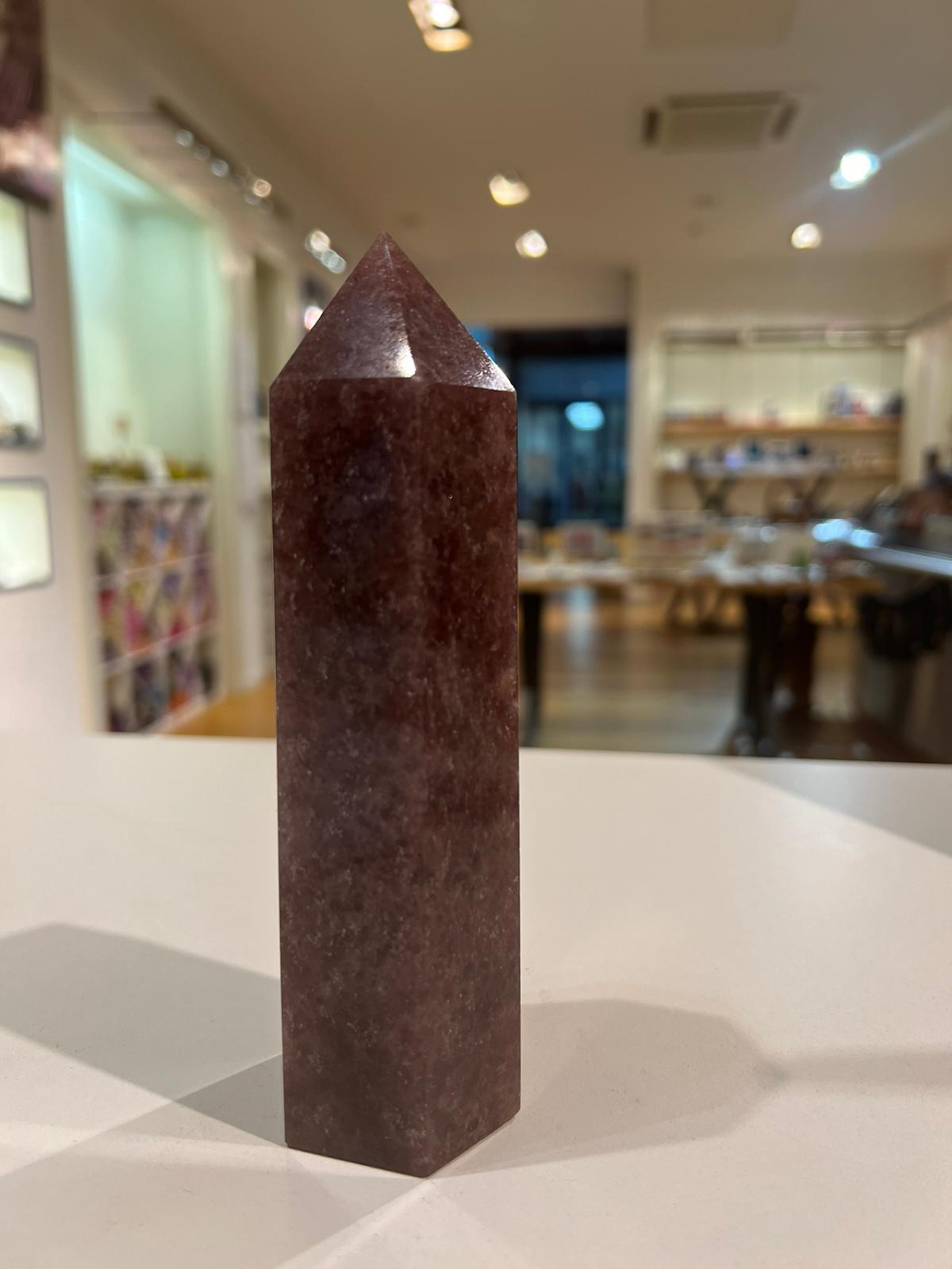 Strawberry Quartz Towers ( 552g ) - Crystals By Astraea