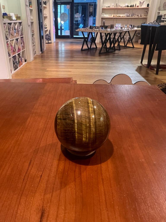 Tigers Eye Sphere ( 168g ) - Crystals By Astraea