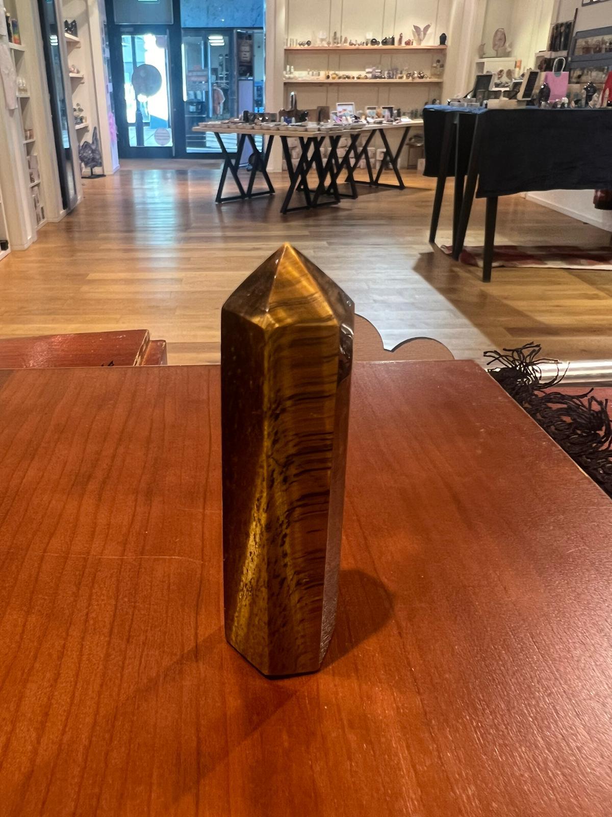 Tigers Eye Tower ( 82g ) - Crystals By Astraea