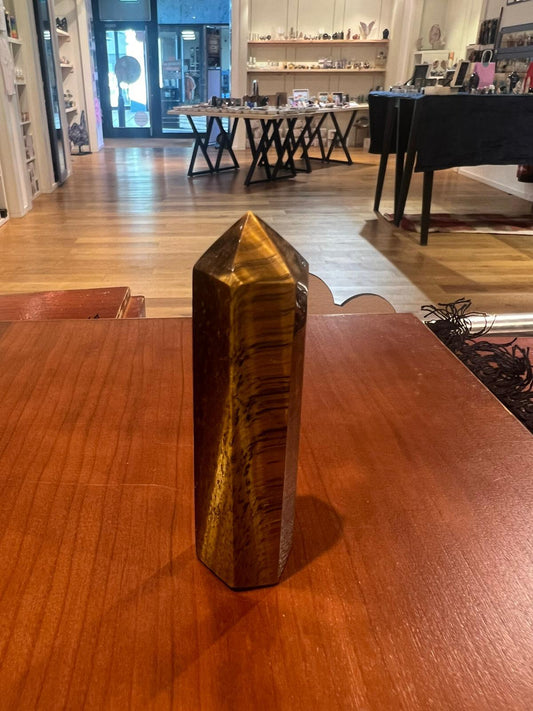 Tigers Eye Tower ( 82g ) - Crystals By Astraea