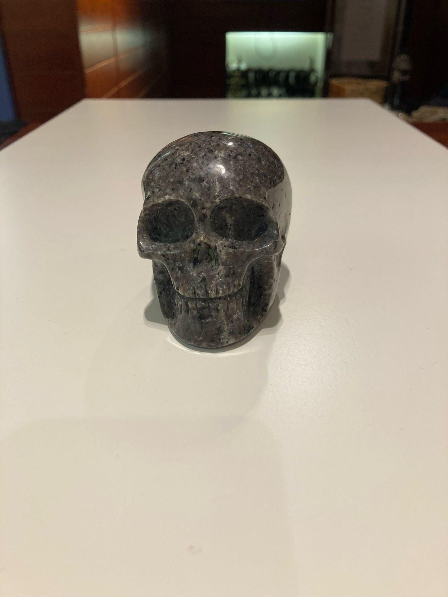 Yooperlite Skull ( 345g ) - Crystals By Astraea