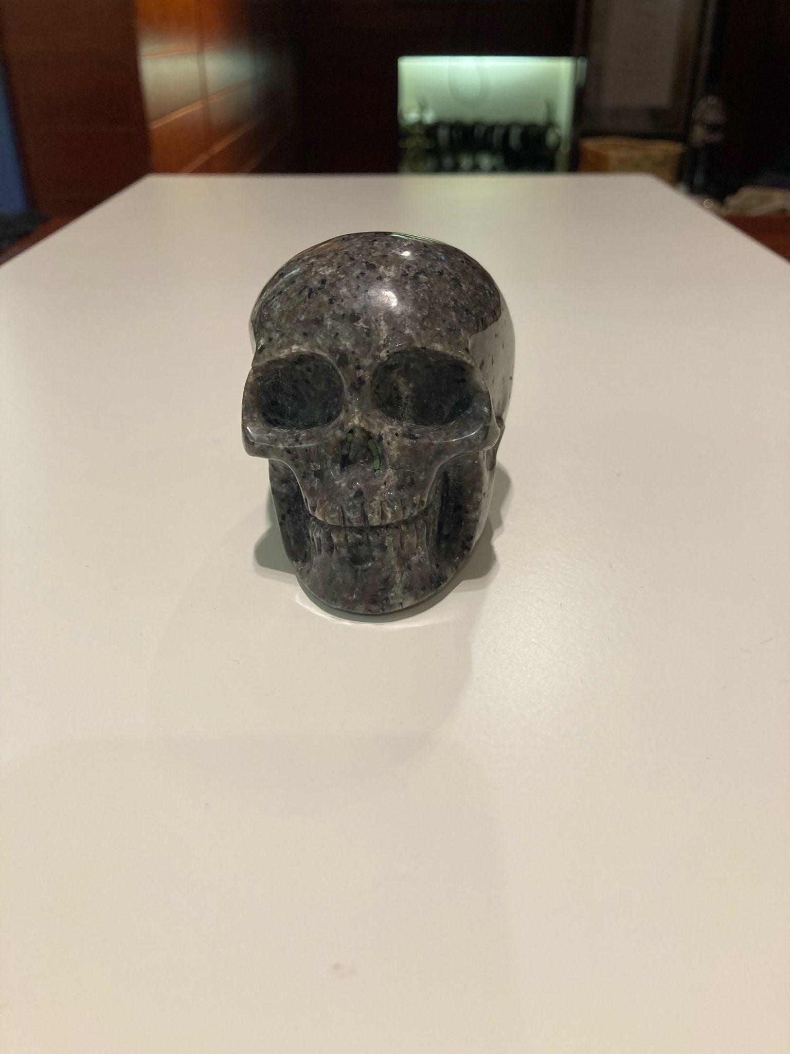 Yooperlite Skull ( 345g ) - Crystals By Astraea