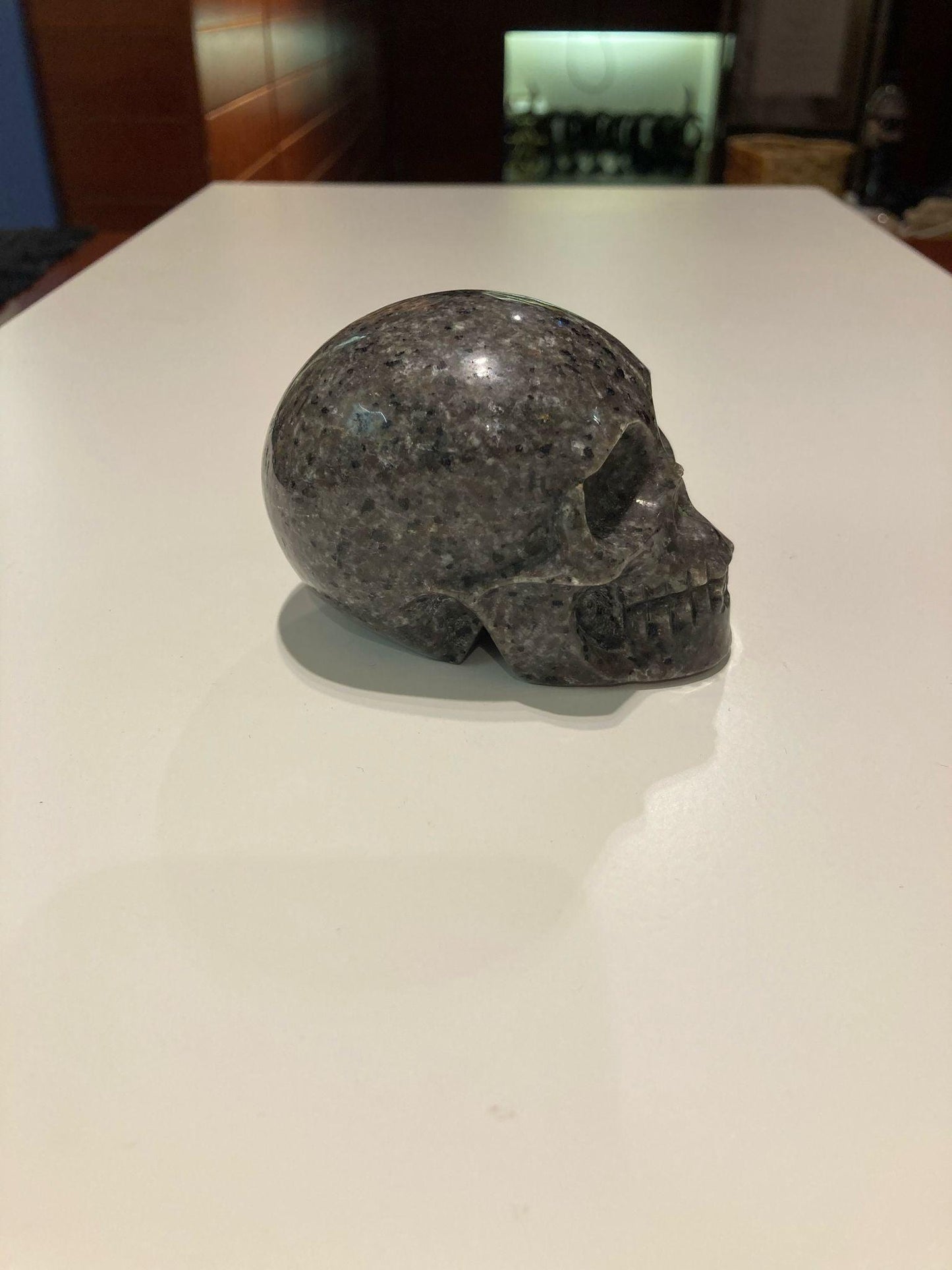 Yooperlite Skull ( 345g ) - Crystals By Astraea