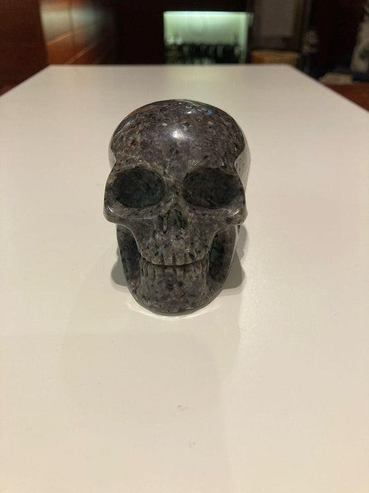 Yooperlite Skull ( 355g ) - Crystals By Astraea