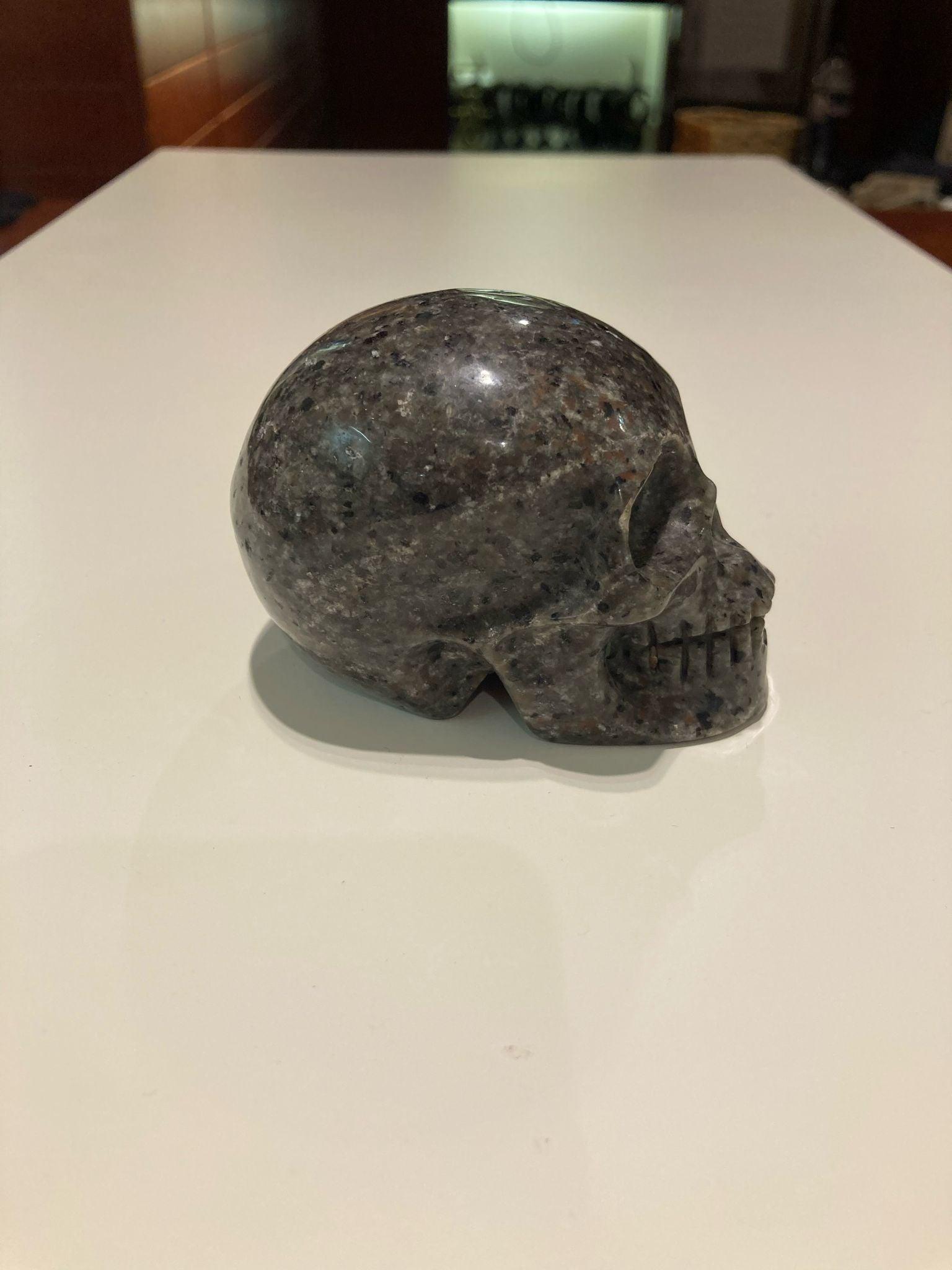 Yooperlite Skull ( 355g ) - Crystals By Astraea