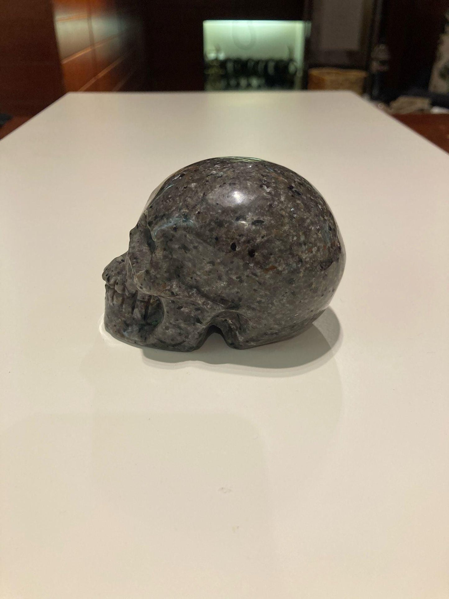 Yooperlite Skull ( 355g ) - Crystals By Astraea
