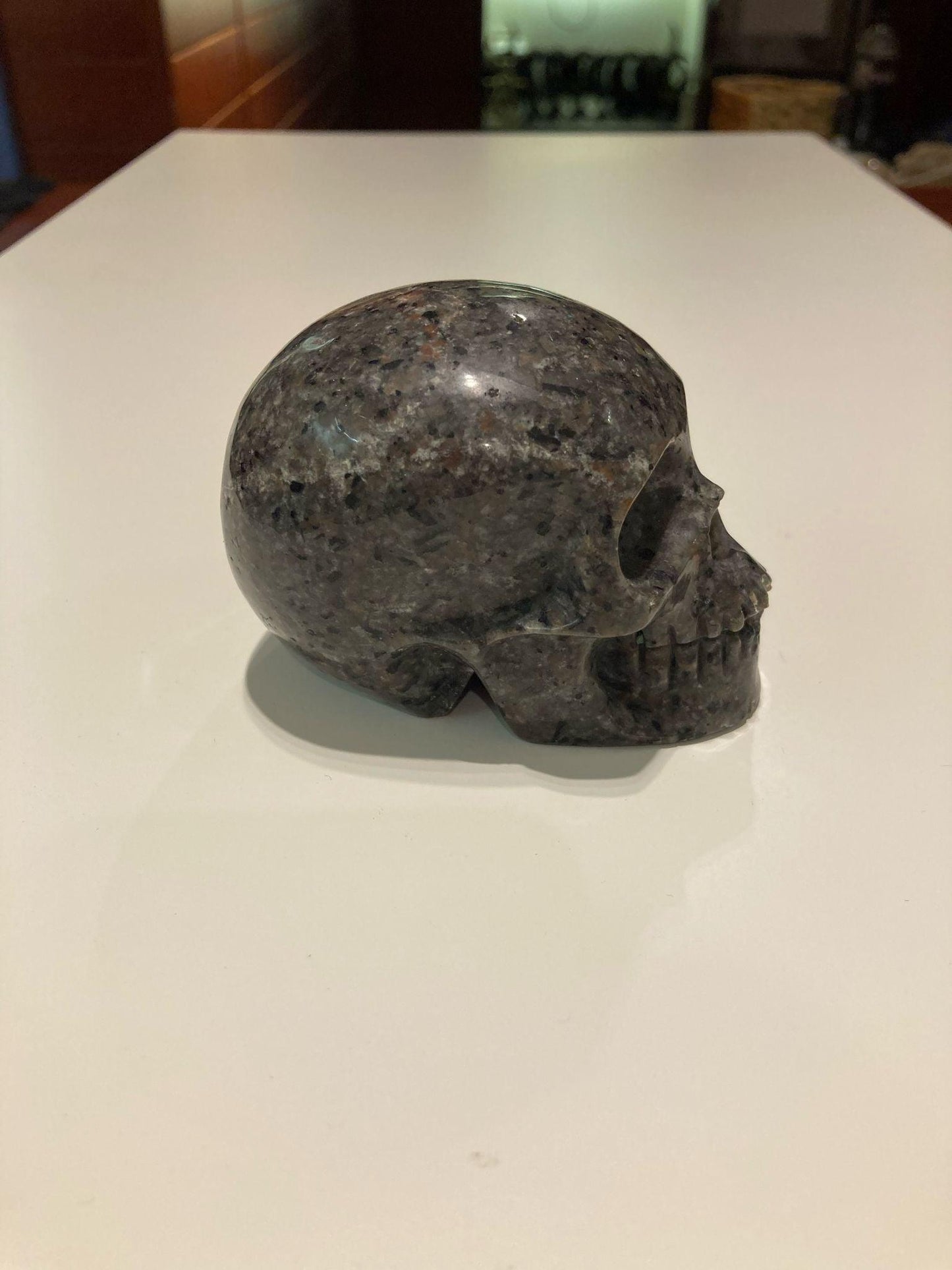 Yooperlite Skull ( 370g ) - Crystals By Astraea