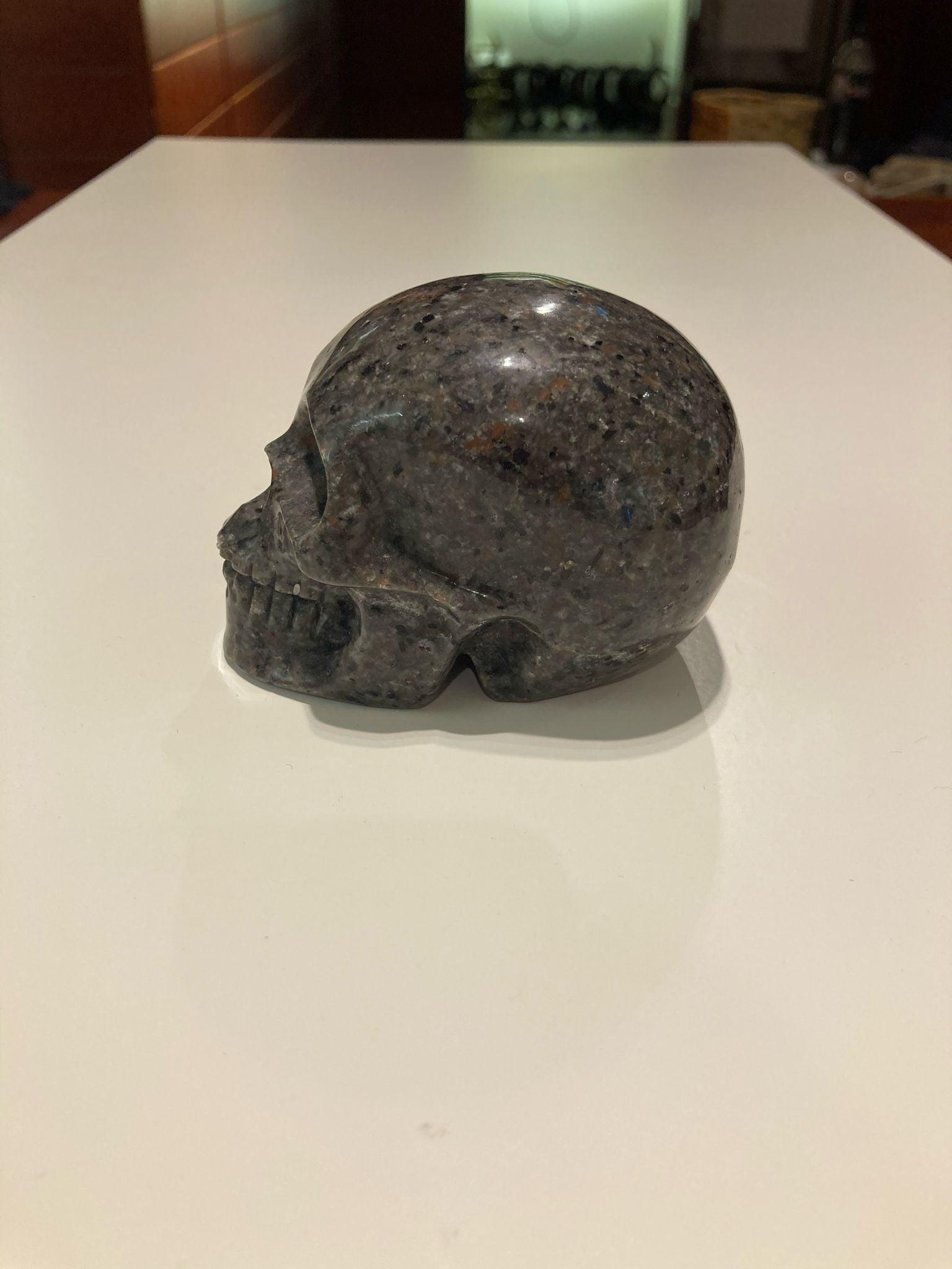 Yooperlite Skull ( 370g ) - Crystals By Astraea