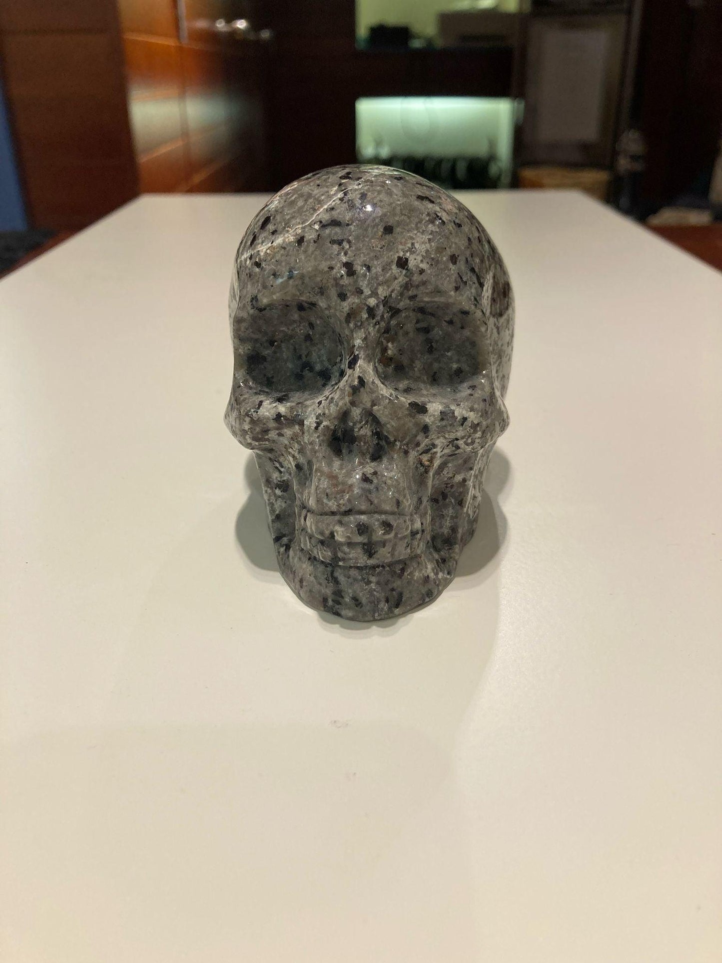 Yooperlite Skull ( 615g ) - Crystals By Astraea
