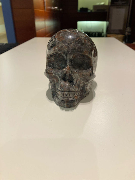 Yooperlite Skull ( 640g ) - Crystals By Astraea