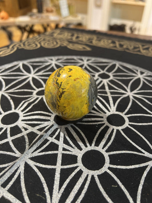 Bumble Bee Jasper Sphere (185g) - Crystals By Astraea