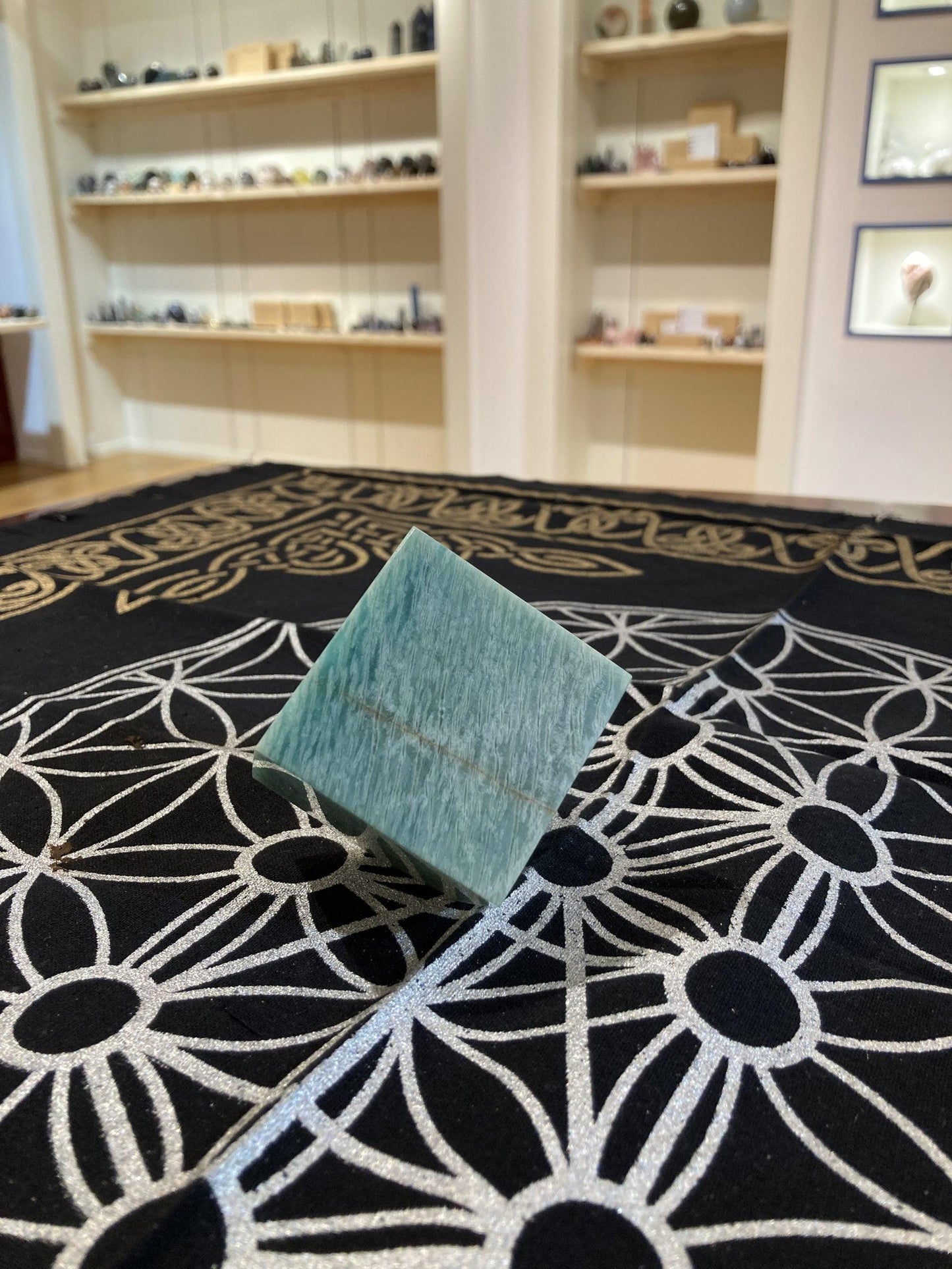 Amazonite Cube ( 289g ) - Crystals By Astraea