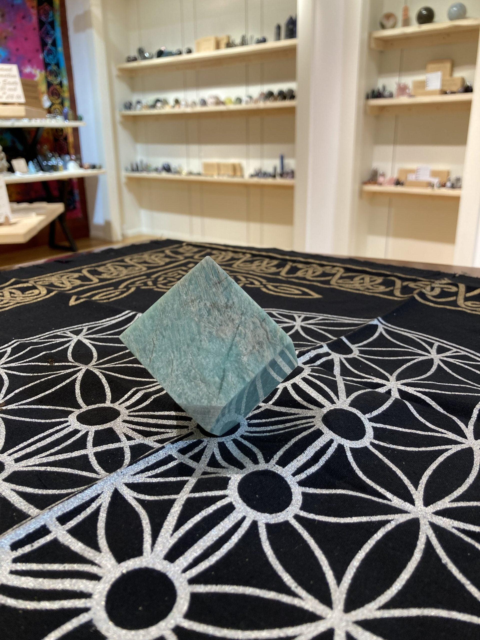 Amazonite Cube ( 307g ) - Crystals By Astraea